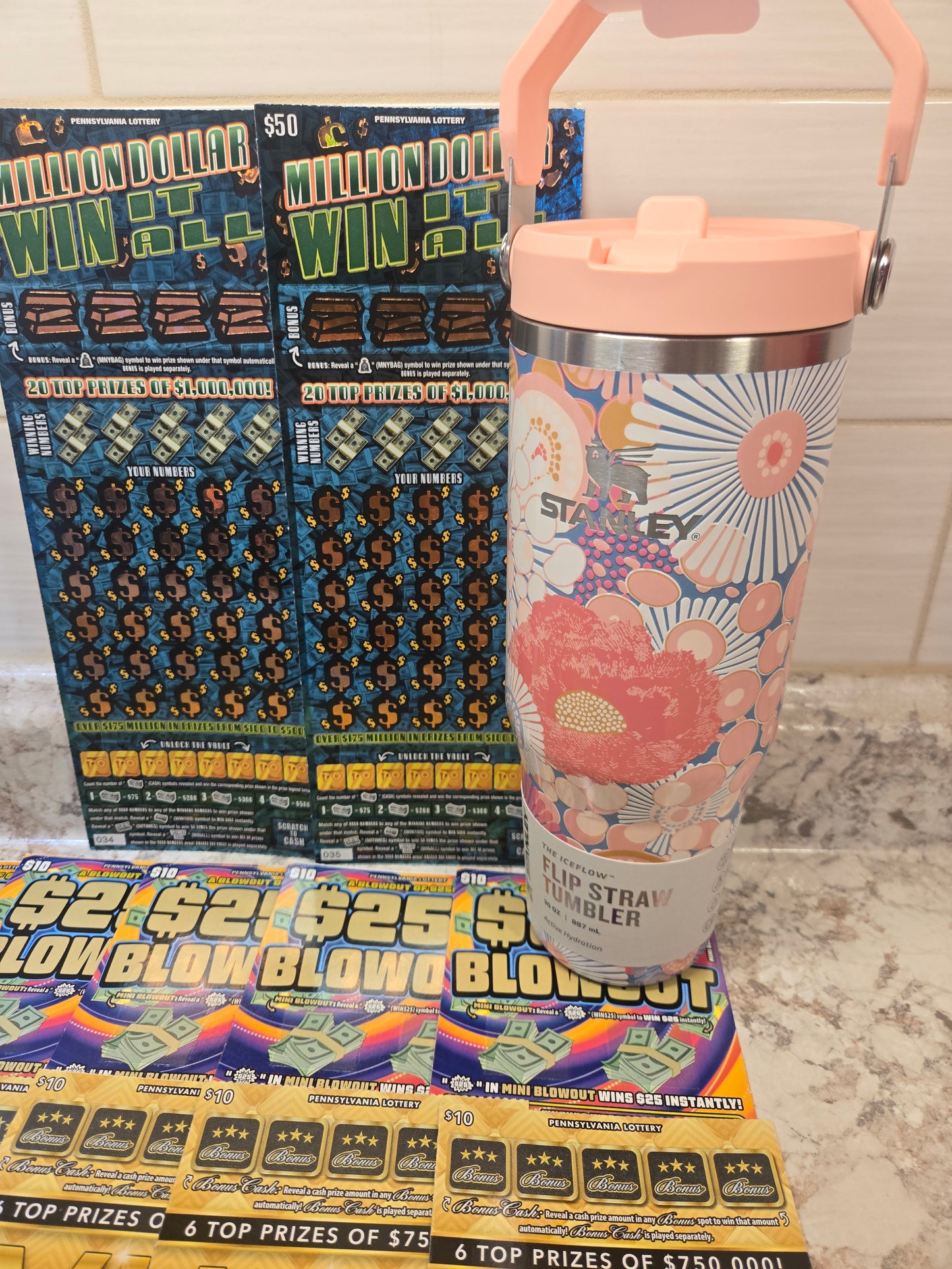 $250 Lotto's & Sorbet Wildflower Stanley serial # 67865