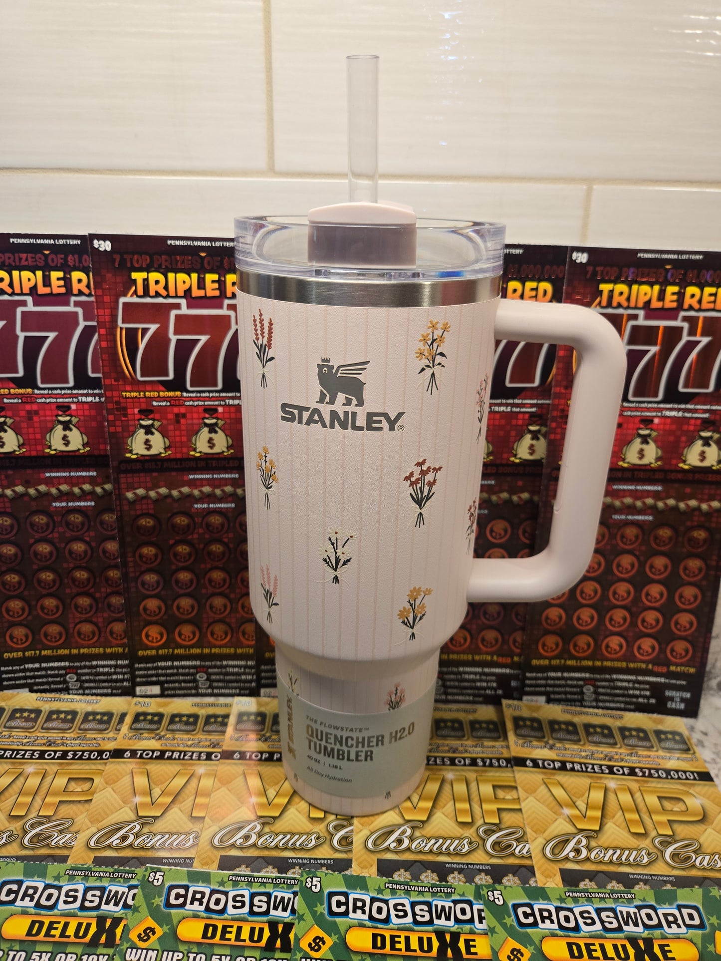$250 Lotto's & Rose Quartz Bouquets Stanley serial # 67610
