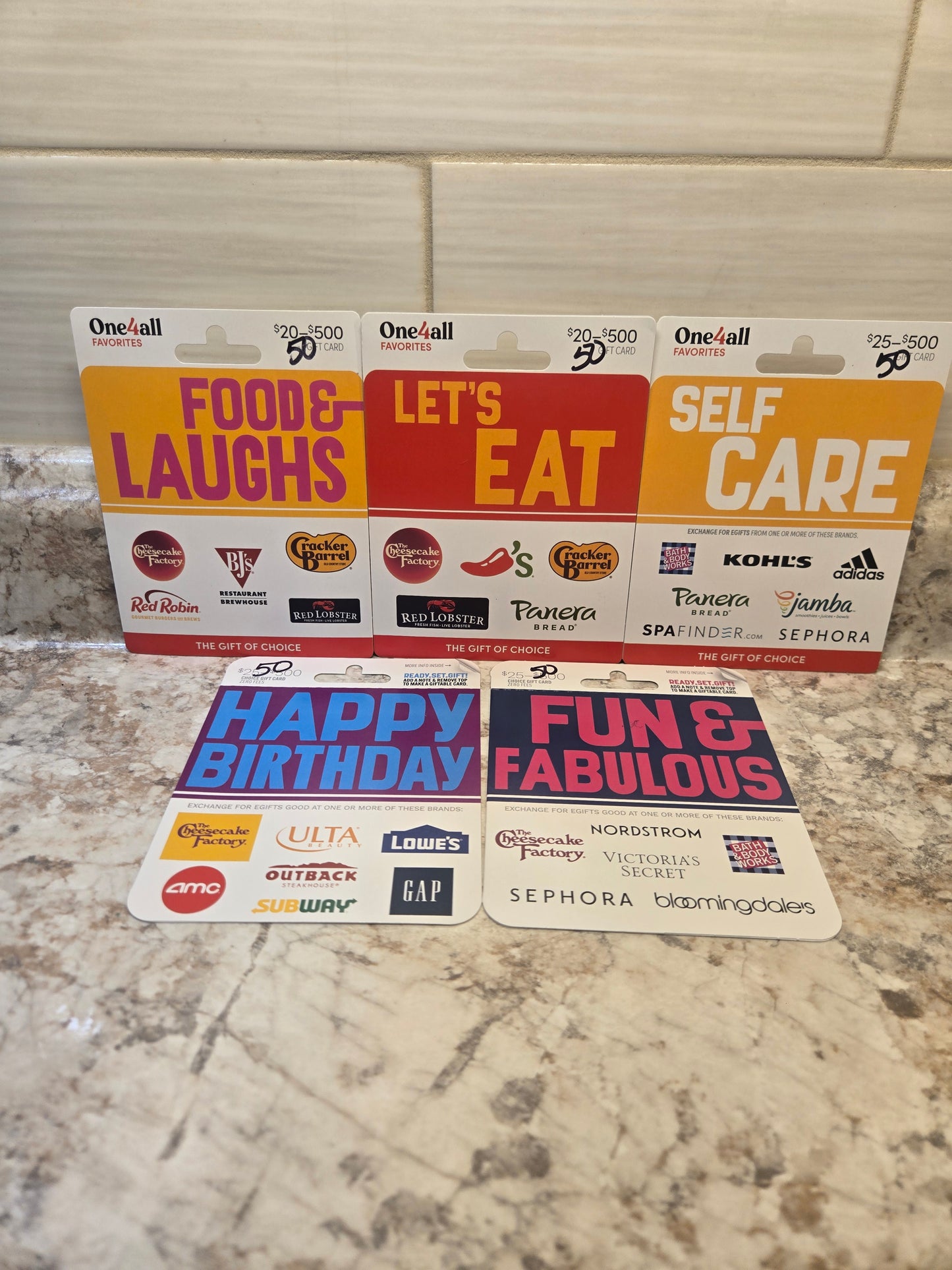 $250 gift cards serial # 11620