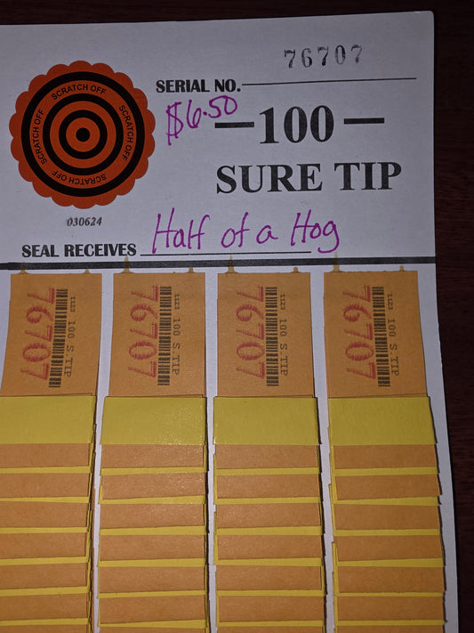 Half a Hog serial # 76707