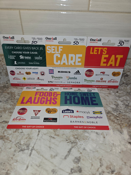 $250 gift cards serial # 10553