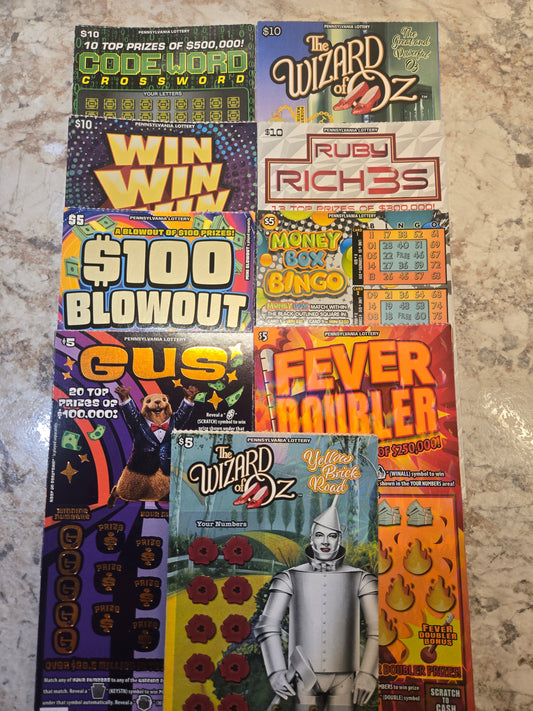 $300 Lotto's serial # 68261