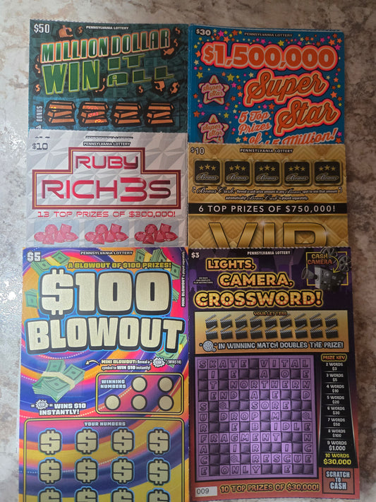 $500 Lotto's serial # 81861