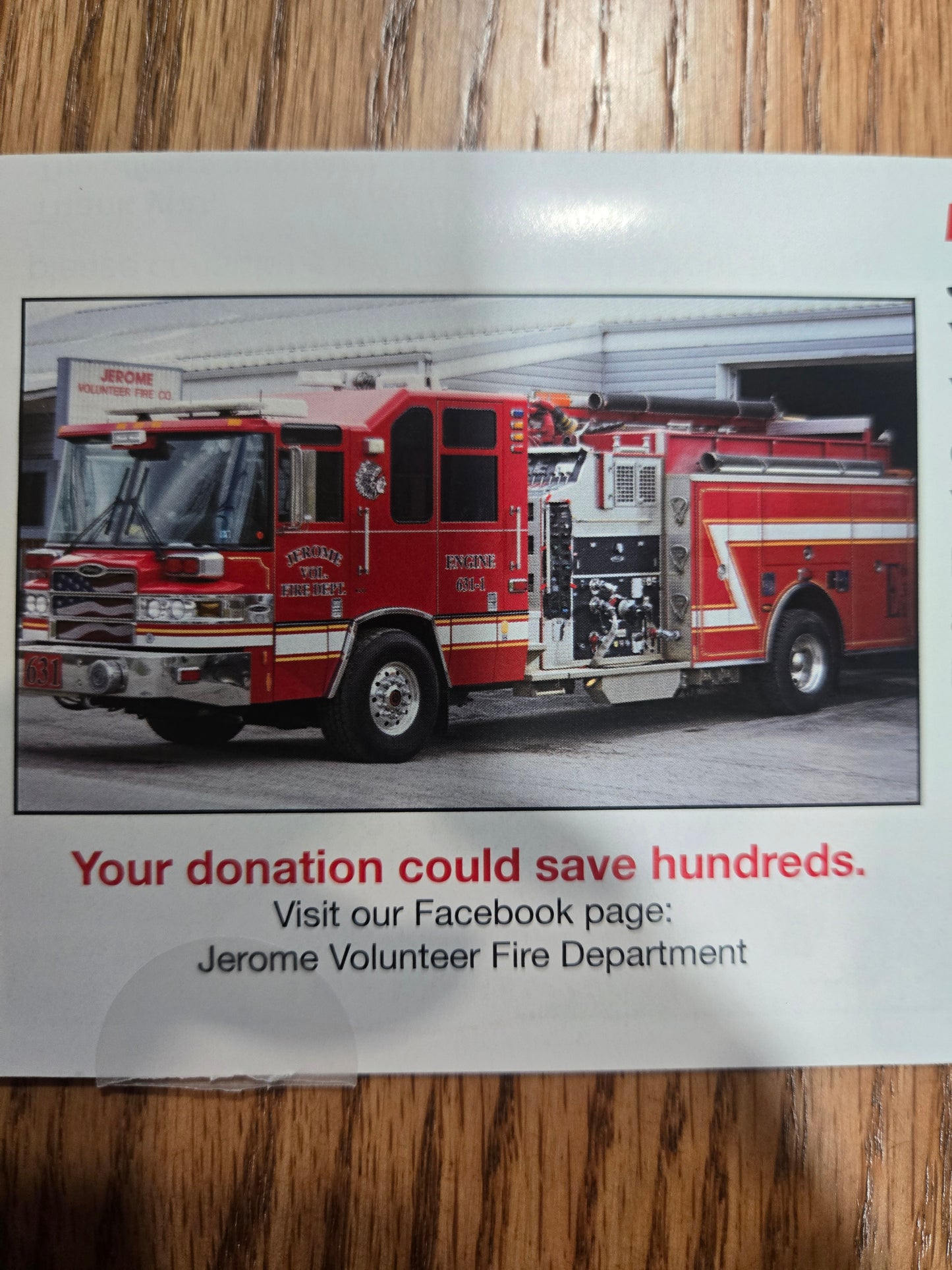 July 1, 2026 - June 30, 2027 Membership **For residents in our 1st Due Fire district**