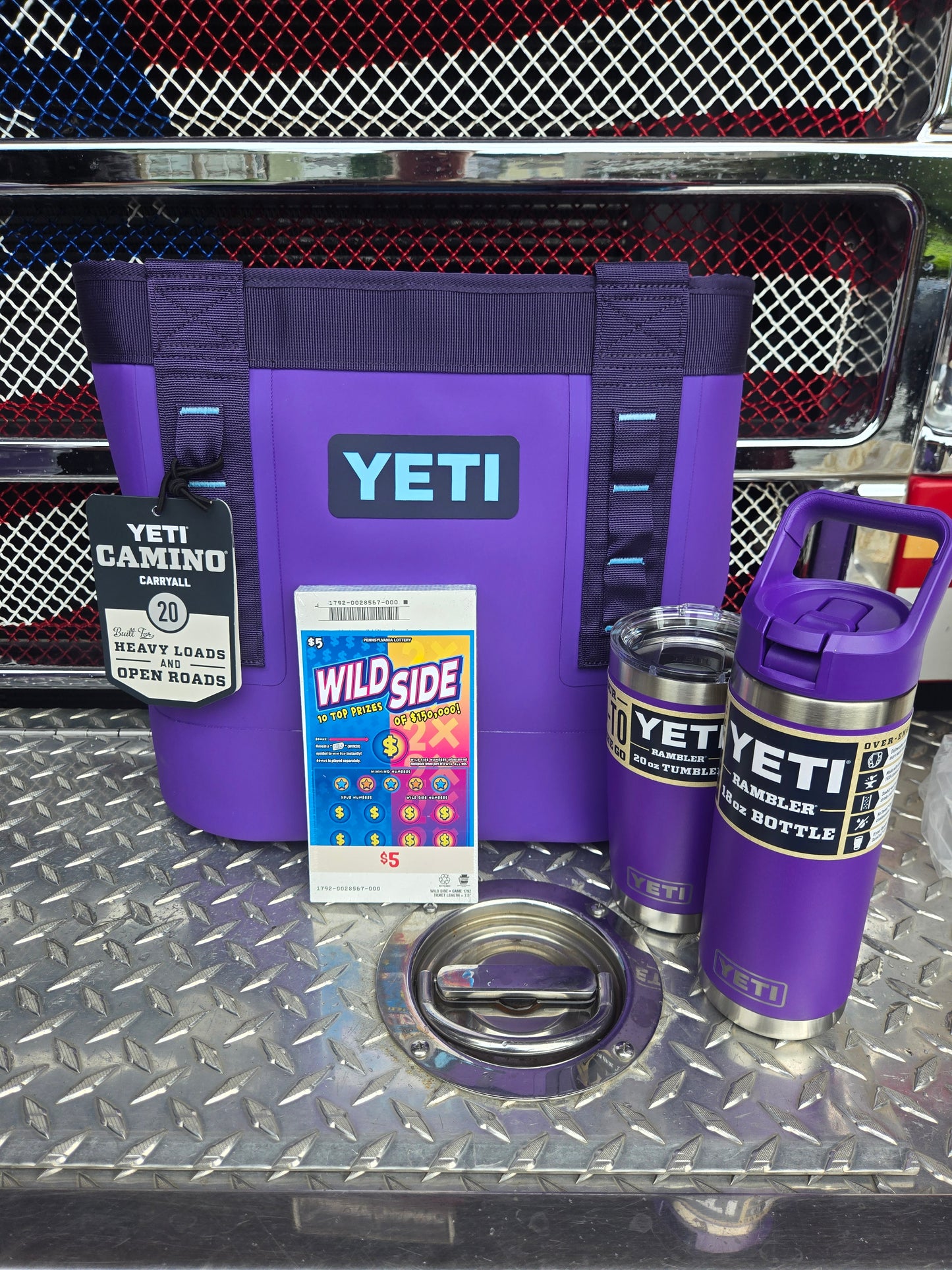 Wild Side brick $5's & Purple Yeti goods serial # 81117