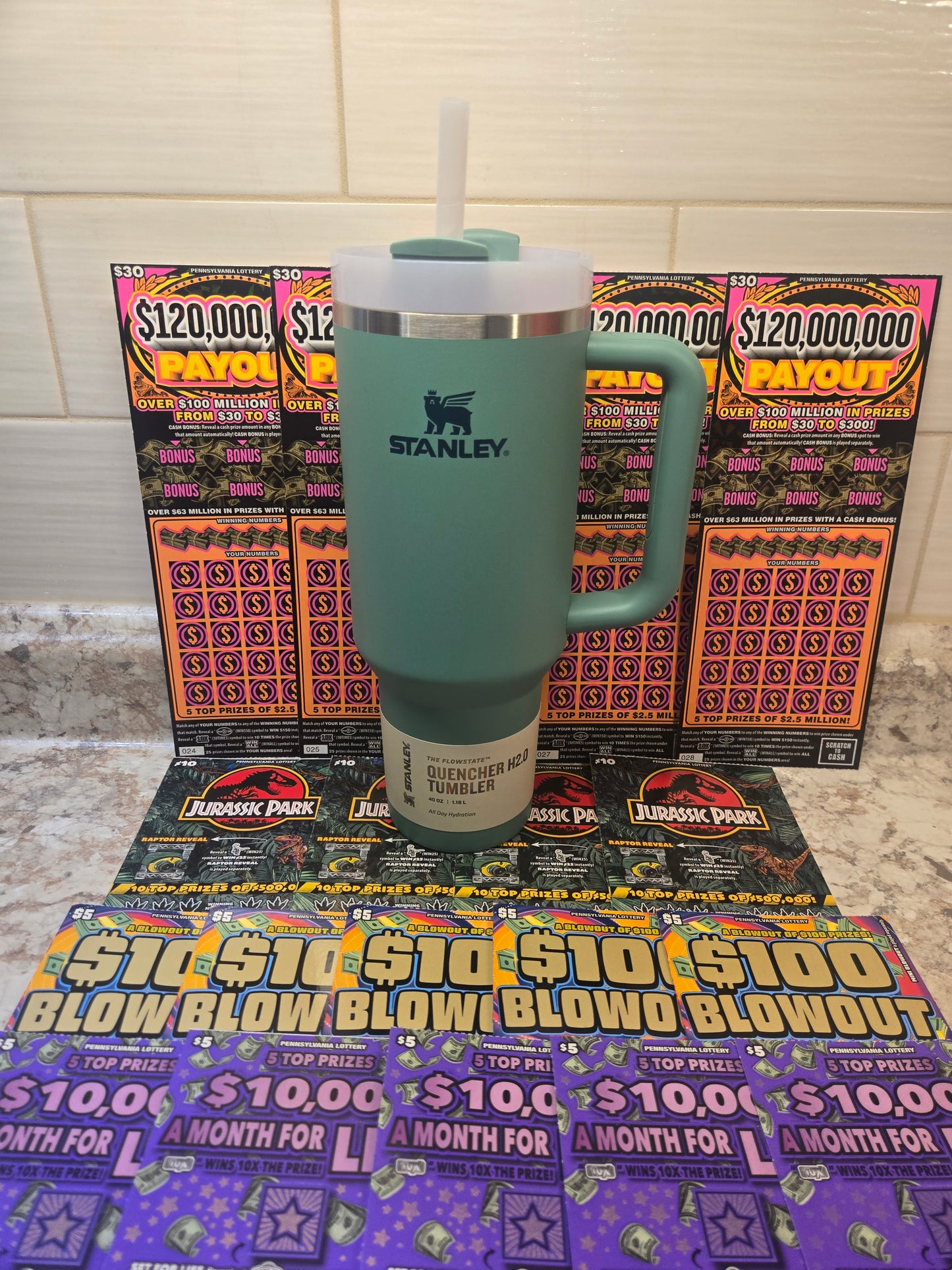 $250 Lotto's & Spring Green Stanley serial # 20237