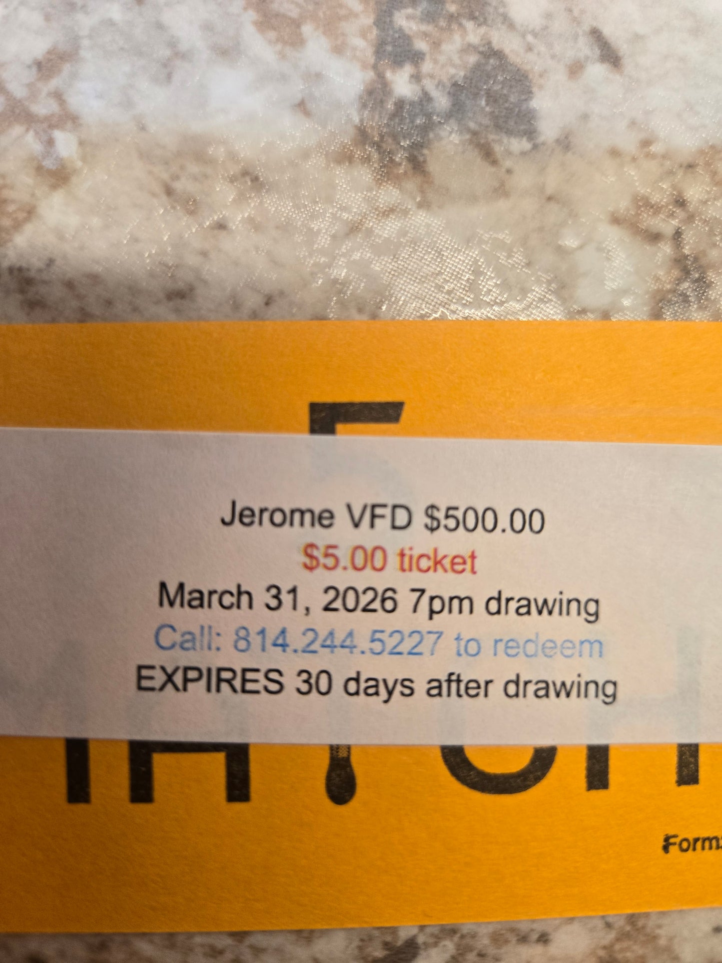 March 2026 Monthly's. Winner receives $500 cash