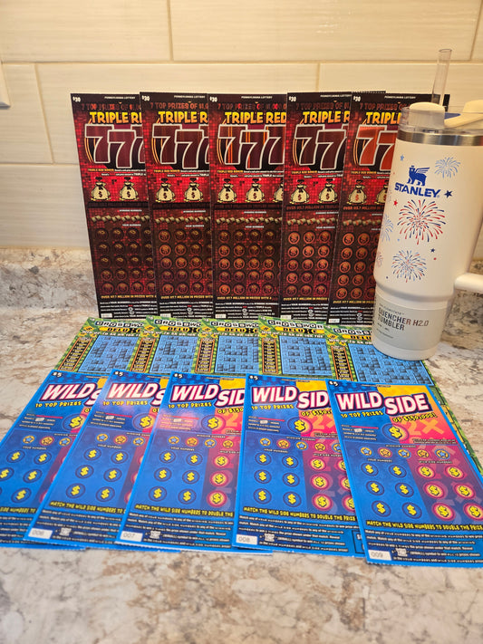 $200 Lotto's & White Fireworks Stanley serial # 68558