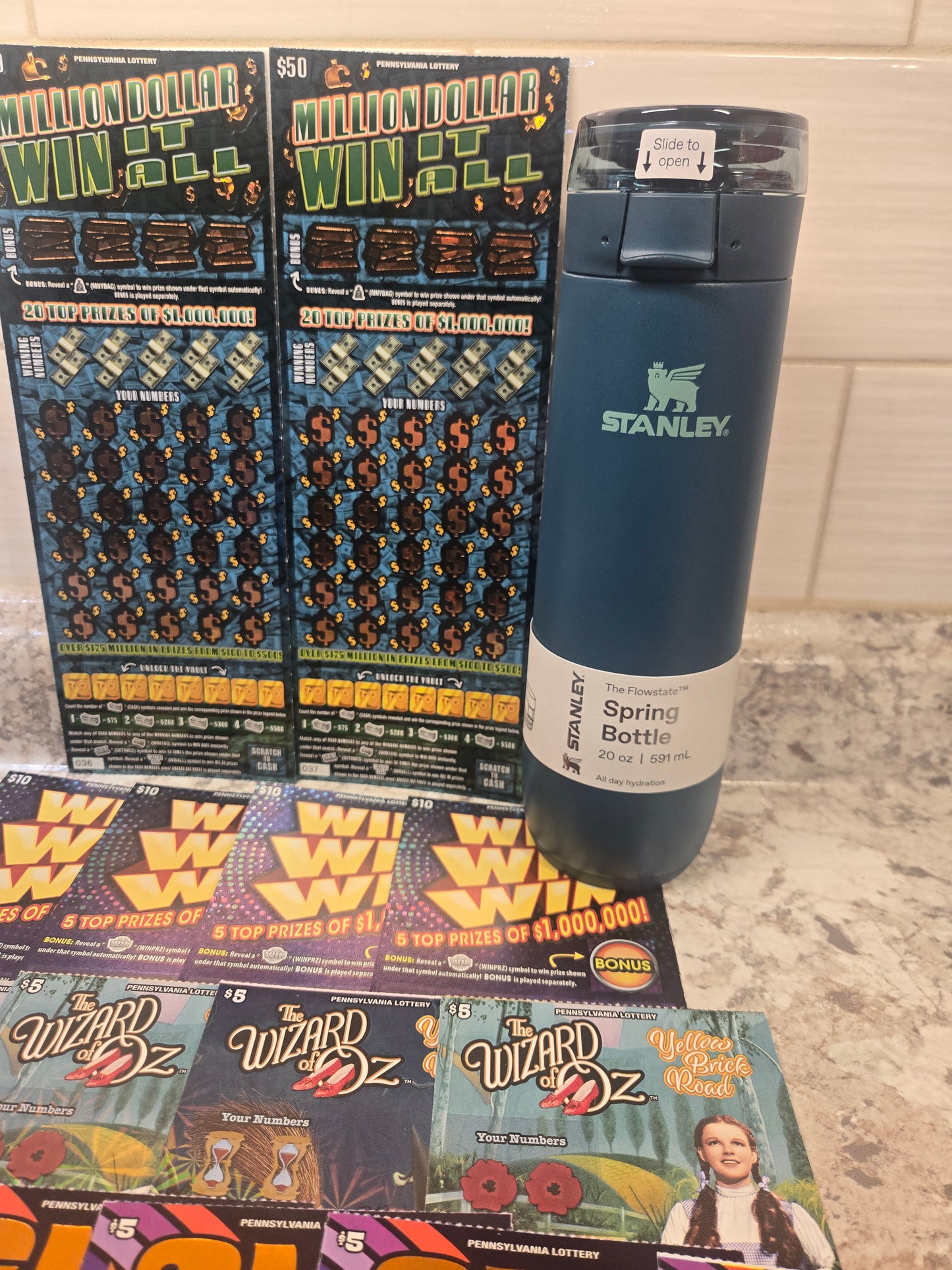 $250 Lotto's & Coastal Teal Spring Stanley serial # 67925