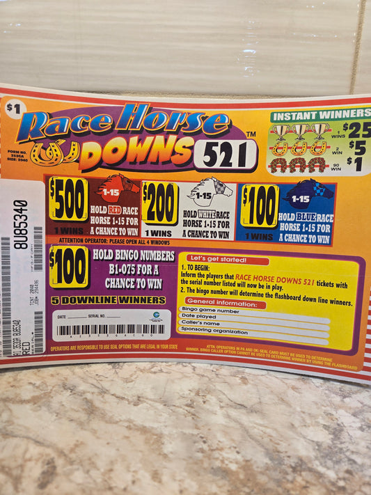 Race Horse Down serial # 8U85340