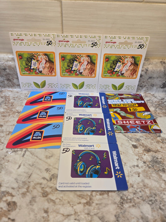 $500 Grocery gift cards serial # 99664