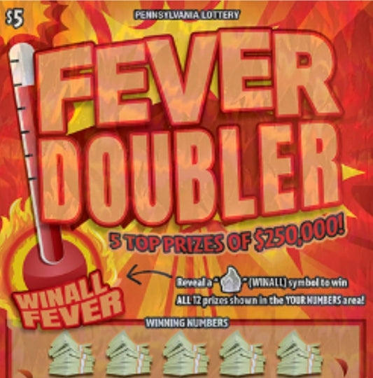 Fever Doubler brick $5's serial # 10525