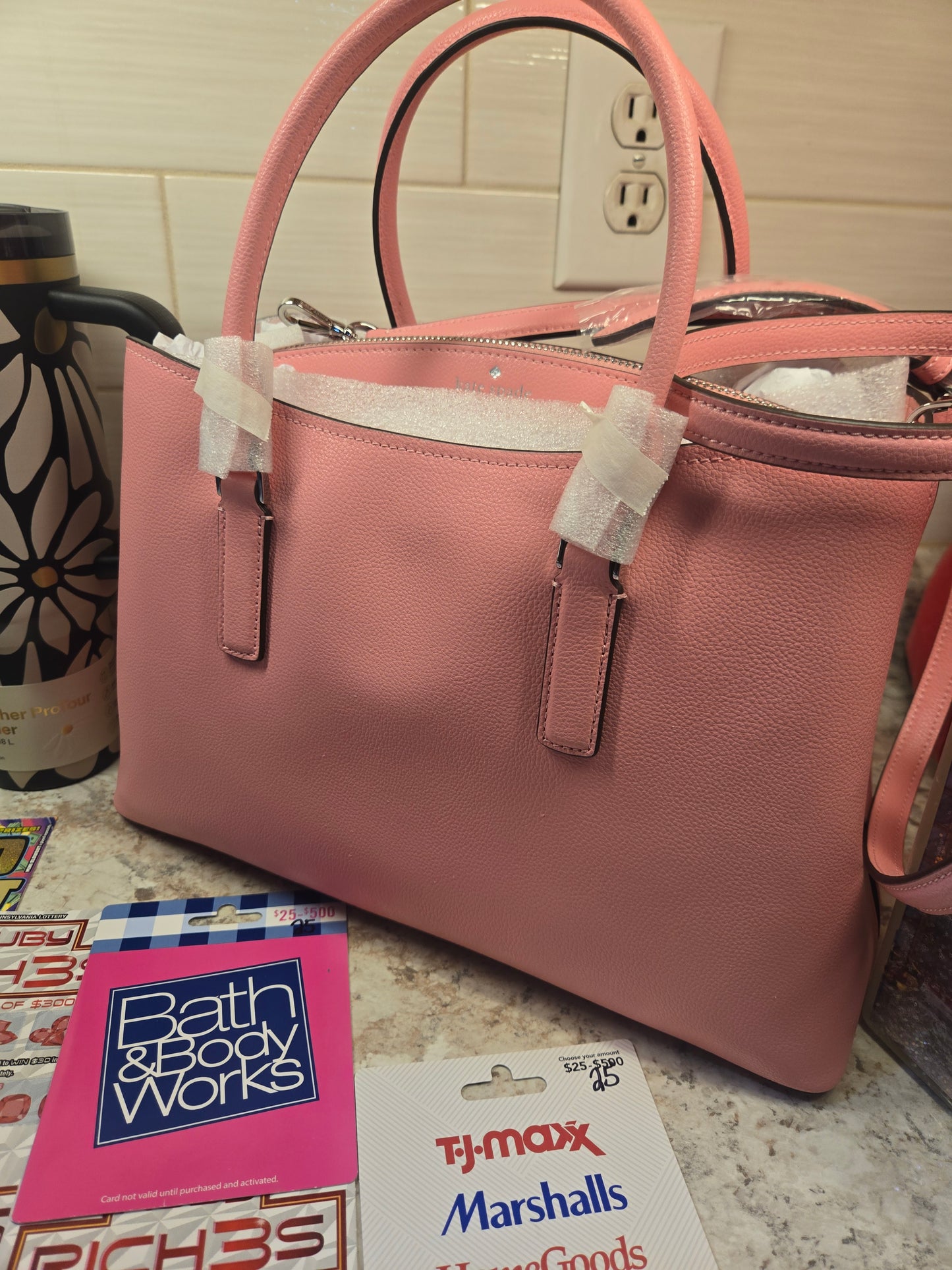 $150 Lotto's, $100 gift cards, Pink Kate Spade, Wild Blooms Stanley serial # 58274
