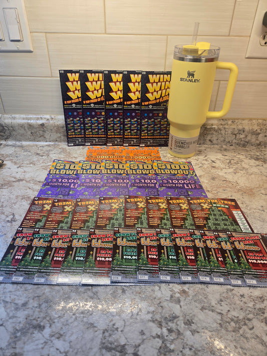 $250 Lotto's & yellow Stanley serial # 20922