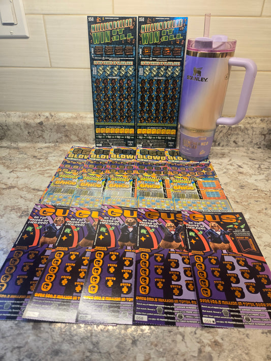 $250 Lotto's & Purple shimmer Stanley serial # 20121