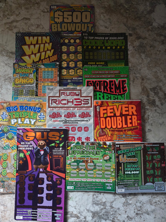 $500 Lotto's serial # 88773