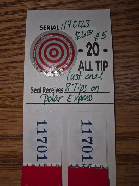 8 tips on Polar Express trip #5 last one serial # 1170123
