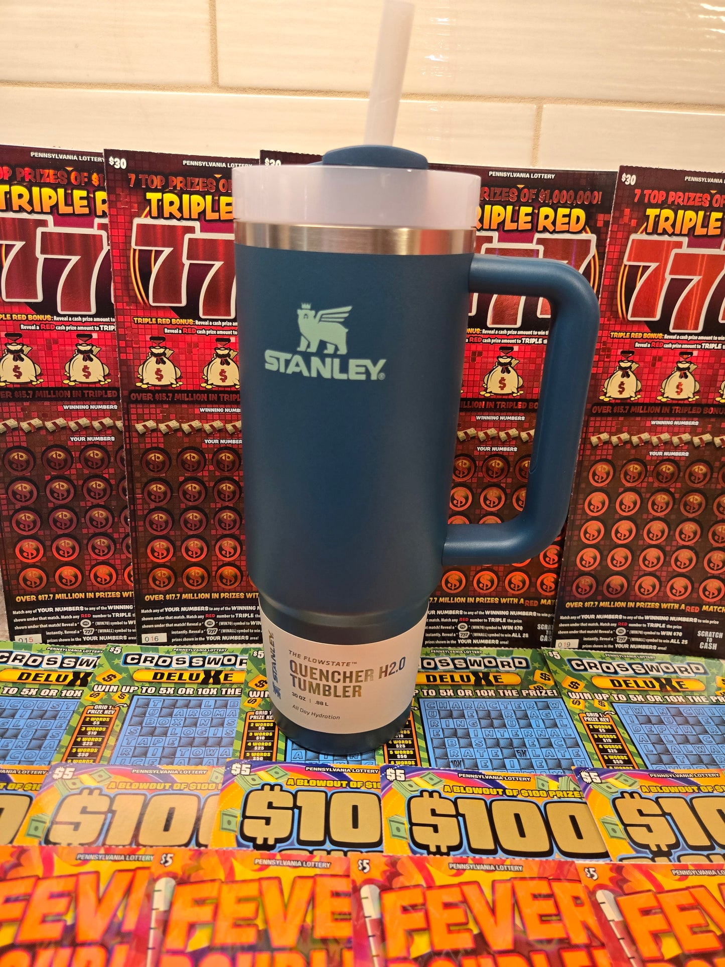 $250 Lotto's & Coastal Teal Stanley serial # 67338