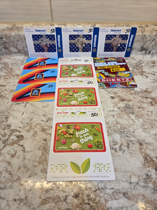 $500 Grocery Gift cards serial # 55613