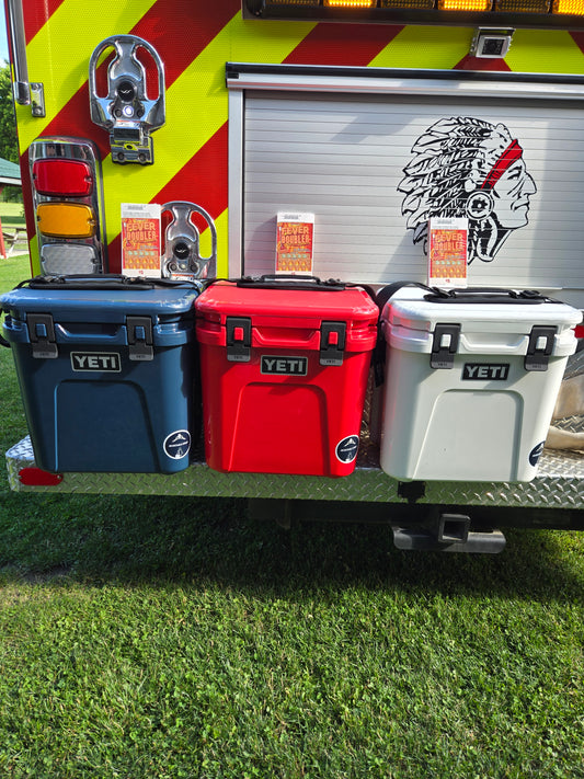 Red, White, or Blue Yeti. Winner's choice board # 1 serial # 95353