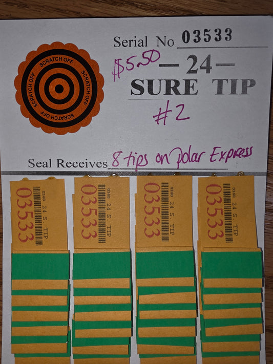 8 tips on Polar Express trip # 2 serial # 03533
