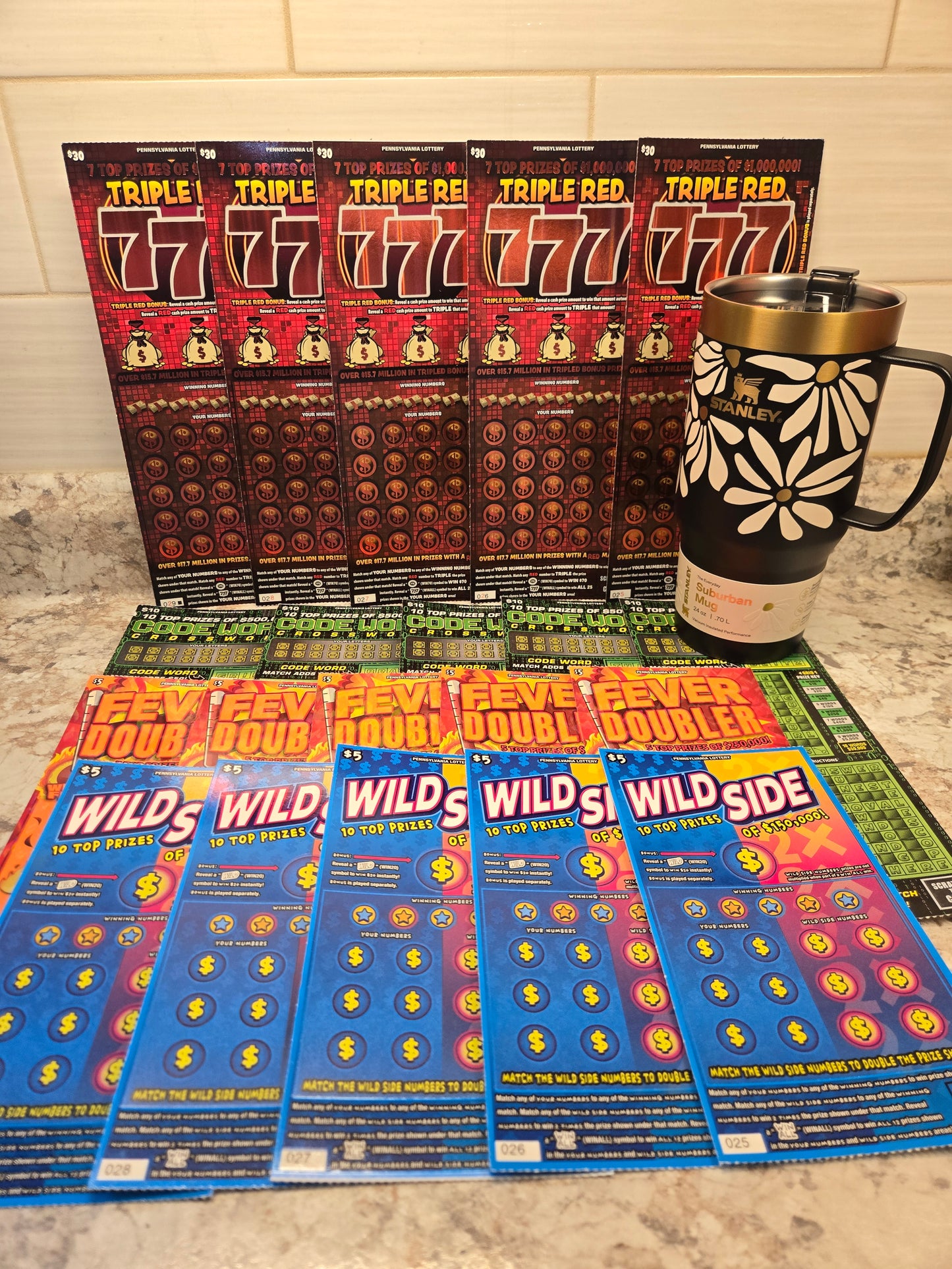 $250 Lotto's & Wild Blooms Stanley serial # 67336