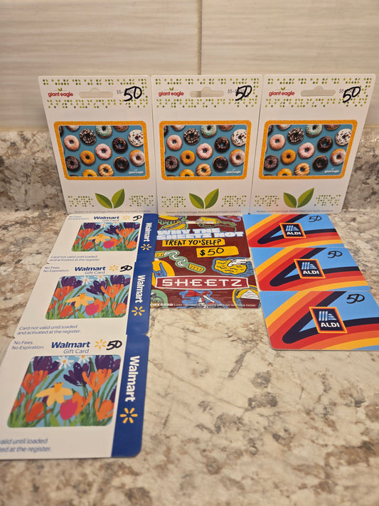 $500 Grocery gift cards serial # 58358