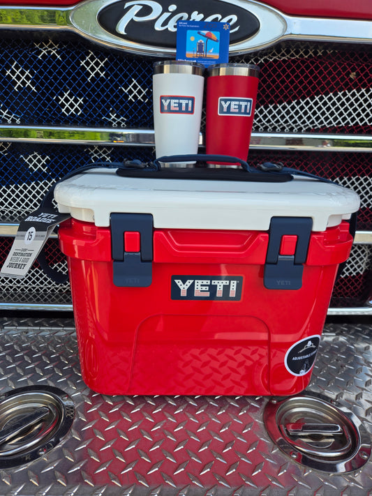 $200 Walmart gift card & Patriotic Yeti cooler and cups serial # 95469