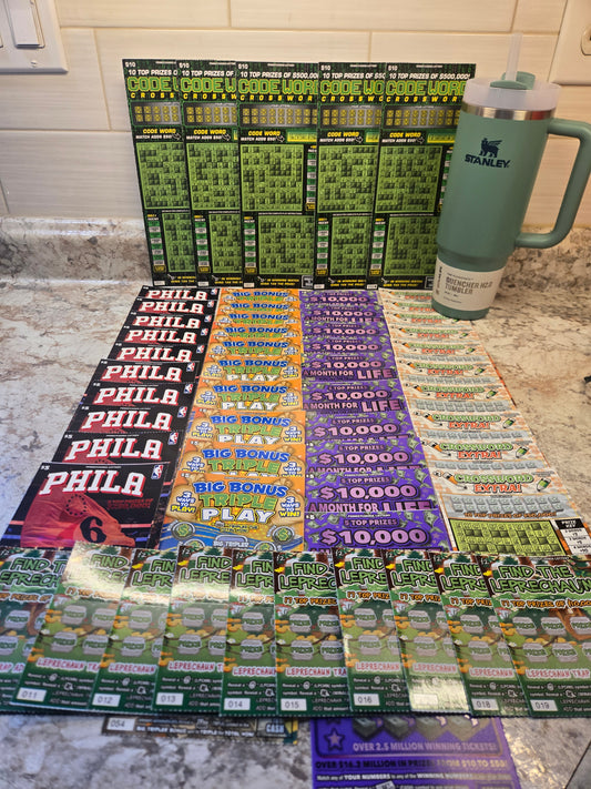 $250 Lotto's & Spring Green Stanley serial # 20879